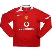 Manchester United Retro Home Long Sleeve Jersey 2004/06