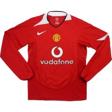 Manchester United Retro Home Long Sleeve Jersey 2004/06