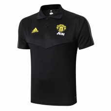 Manchester United Training Polo Black 2019-20