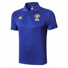 Manchester United Training Blue Polo 2019-20 Manchester United Training Blue Polo 2019-20