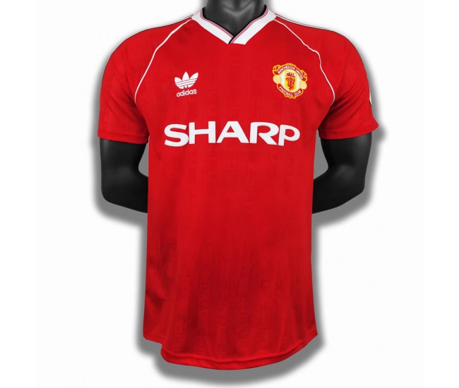 Manchester United FC Home Retro Jersey 1988-1990