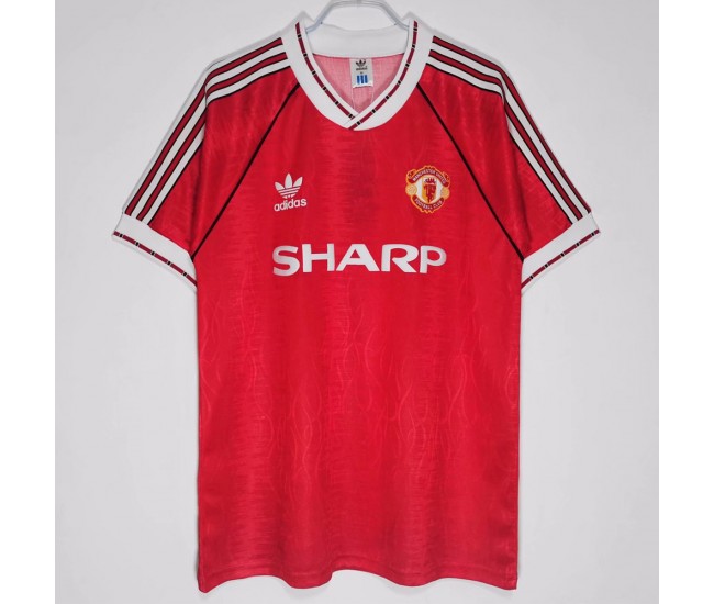 Manchester United FC Home Retro Jersey 1991 