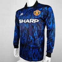 Manchester United FC Long Sleeve Away Retro Jersey 1992-1993