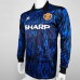 Manchester United FC Long Sleeve Away Retro Jersey 1992-1993