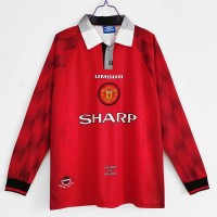 Manchester United FC Long Sleeve Home Retro Jersey 1996-1997