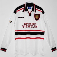 Manchester United FC Long Sleeve Away Retro Jersey 1998-1999