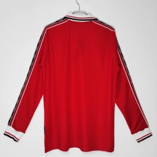 Manchester United FC Long Sleeve Home Retro Jersey 1998-1999 