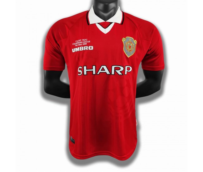 Manchester United FC Home Retro Jersey 1999-2000