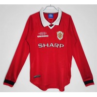 Manchester United FC Long Sleeve Home Retro Jersey 1999-2000
