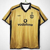 Manchester United FC Centenary Gold Retro Jersey 2001-2002