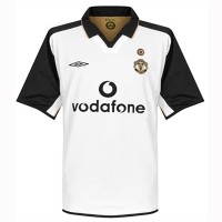 Manchester United FC Centenary White Retro Jersey 2001-2002