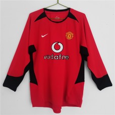 Manchester United FC Long Sleeve Home Retro Jersey 2002-2003