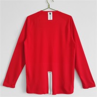 Manchester United FC Euro Long Sleeve Home Retro Jersey 2007-2008