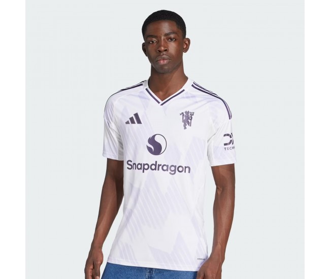 Manchester United Mens Away Authentic Jersey 25-26