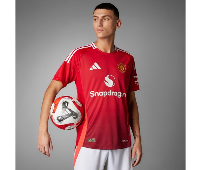 Manchester United Mens Home Authentic Jersey 24-25