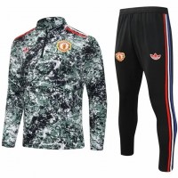 Manchester United FC Mens Stone Roses Training Technical Football Tracksuit 24-25