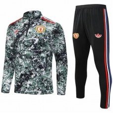 Manchester United FC Mens Stone Roses Training Technical Football Tracksuit 24-25