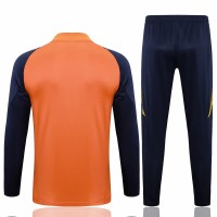 Manchester United FC Mens Orange Training Technical Football Tracksuit 24-25