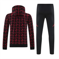 Manchester United FC Men's Pre Match Training Hooded Sweat Football Tracksuit 2024-25