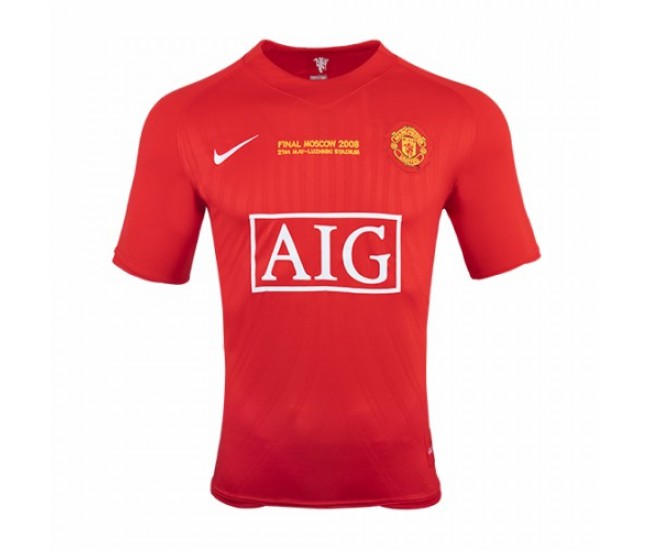 Manchester United Retro Home Jersey 2007 2008