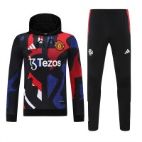 Manchester United FC Men's Training Hooded Sweat Football Tracksuit 2024-25