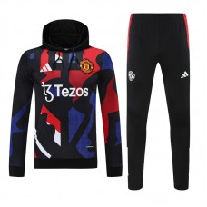 Manchester United FC Men's Training Hooded Sweat Football Tracksuit 2024-25
