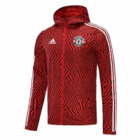 Manchester United Windbreaker Jacket Red 2021