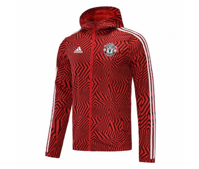 Manchester United Windbreaker Jacket Red 2021