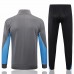 Tottenham Hotspur Mens Grey Training Presentation Football Tracksuit 24-25