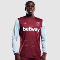 West Ham United Men's Long Sleeve Home Jersey 23-24