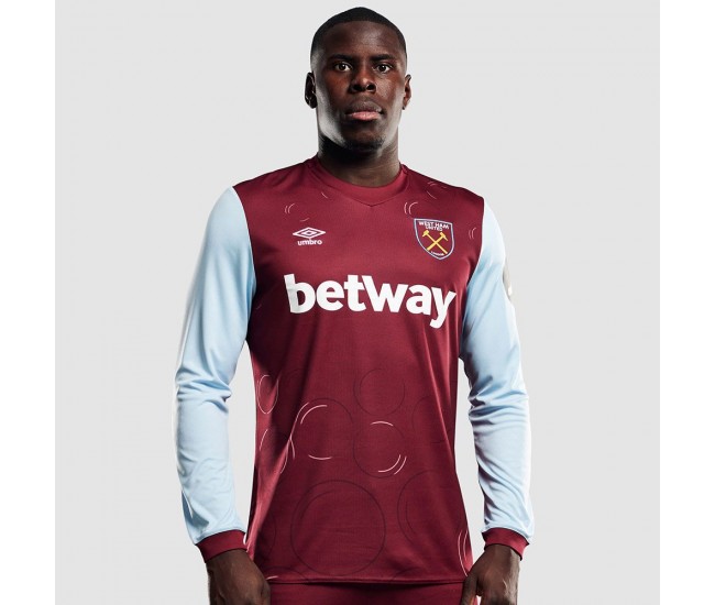 West Ham United Men's Long Sleeve Home Jersey 23-24