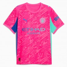 Manchester City Mens Goalkeeper Pink Jersey 25-26