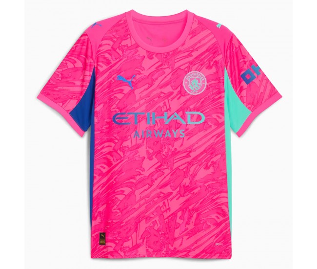 Manchester City Mens Goalkeeper Pink Jersey 25-26
