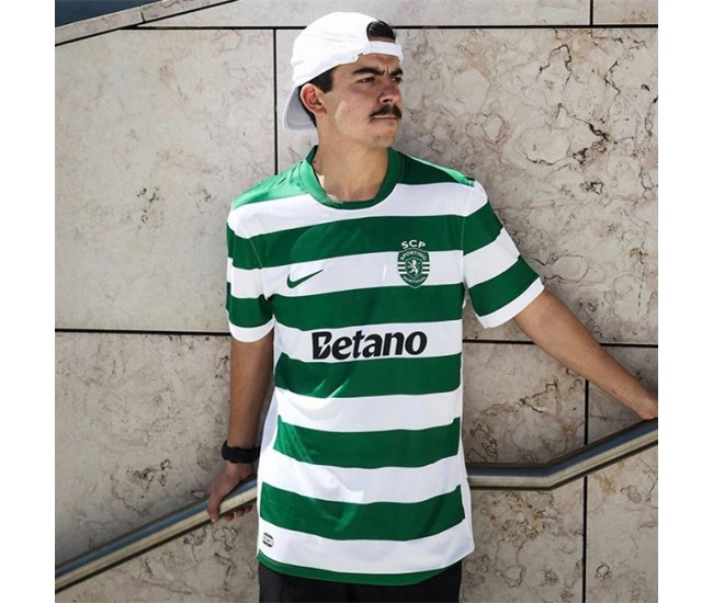Sporting CP Mens Home Authentic Jersey 25-26