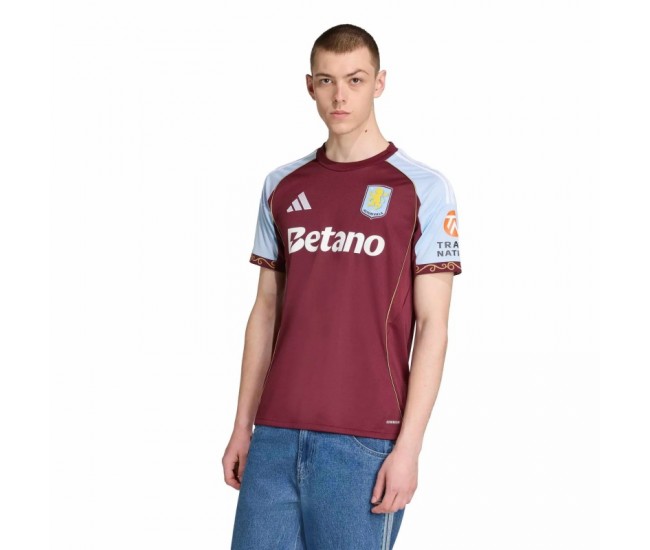 Aston Villa Mens Home Authentic Jersey 25-26 