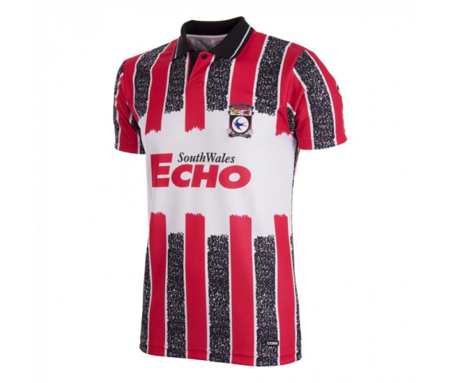 Cardiff City Mens Away Retro Jersey 1993-94