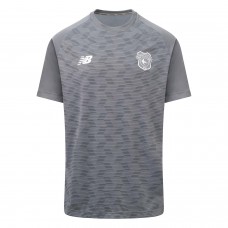 Cardiff City Men's Gray Pre Match Jersey 23-24