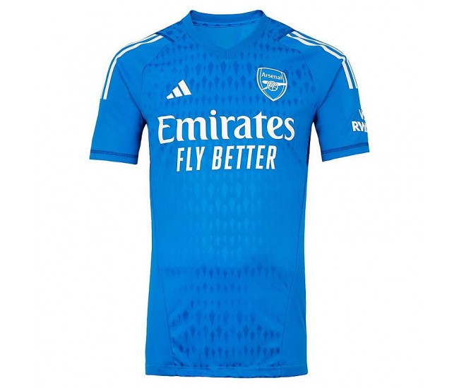 Arsenal Blue Goalkeeper Jersey 23-24