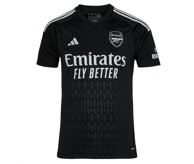 Arsenal Black Goalkeeper Jersey 23-24