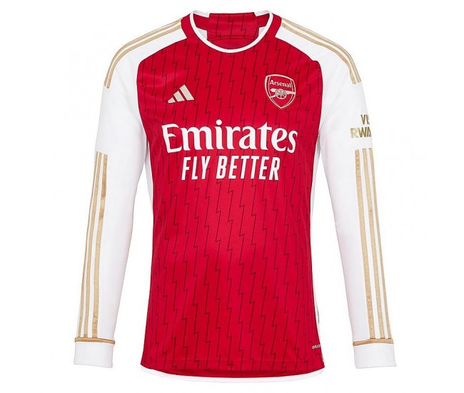 Arsenal Men's Long Sleeve Home Jersey 23-24