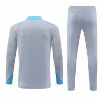 Atlético de Madrid Grey Mens Training Technical Football Tracksuit 2024-25