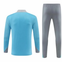 Atlético de Madrid Blue Mens Training Technical Football Tracksuit 2024-25