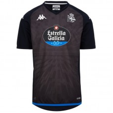 Deportivo La Coruña Mens Black Goalkeeper Jersey 23-24