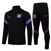 FC Barcelona Black Training Presentation Football Tracksuit 2021-22