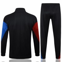 FC Barcelona Mens Black Training Presentation Football Tracksuit 2024-25