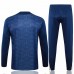 FC Barcelona Mens Blue Training Technical Football Tracksuit 2024-25