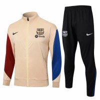 FC Barcelona Mens Coach Training Presentation Football Tracksuit 2024-25