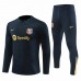 FC Barcelona Mens Navy Training Technical Football Tracksuit 2024-25