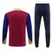 FC Barcelona Mens Red Training Technical Football Tracksuit 2024-25