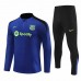 FC Barcelona Mens Royal Blue Training Technical Football Tracksuit 2024-25